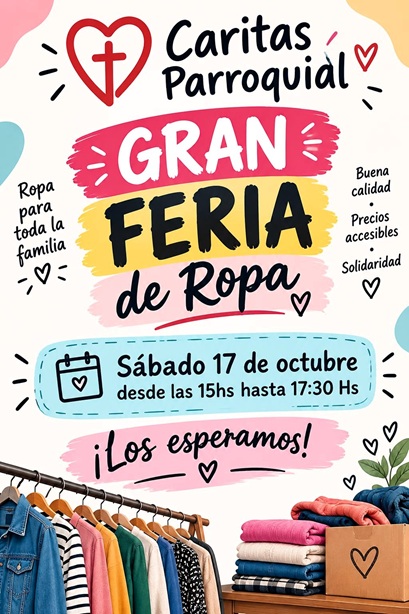 00 FERIA ROPA Caritas 17octubre26
