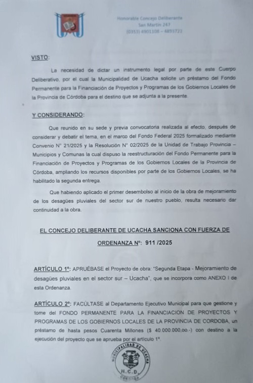 00 Proy Ord Fondo Obras segunda etapa 1