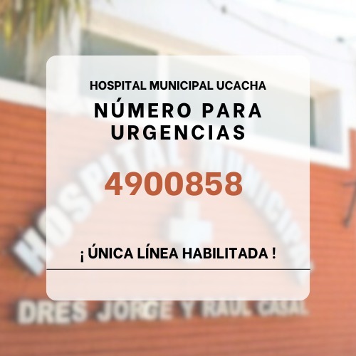 Hospital UCACHA Nro Emergencias