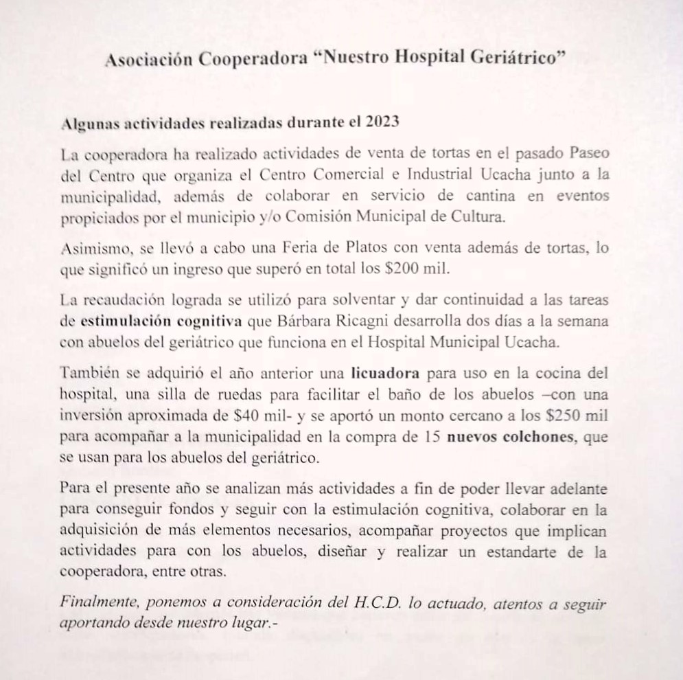 Informe Coop Hospital 24