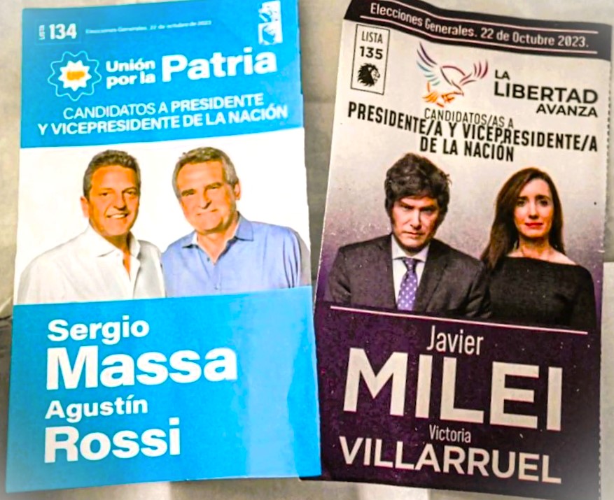 PRESIDENCIALES ballotaje boletas